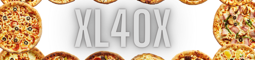 Pizza xl, 40cm Banner