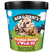 ben & jerry's cookie dough switch up